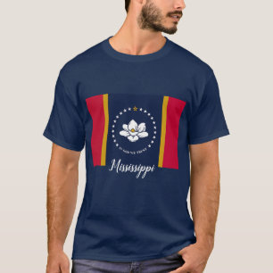 Camiseta Nova bandeira do Mississippi 2020