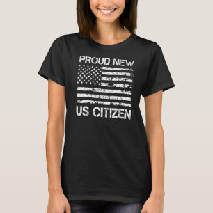 Camiseta Nova Cidadania Americana Orgulhosa 2023