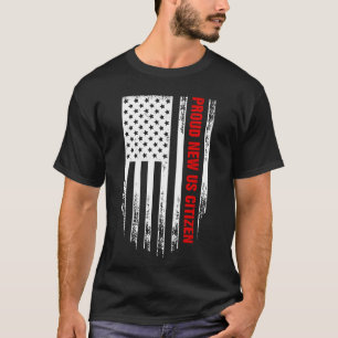 Camiseta Nova Cidadania Americana Orgulhosa Novo Cidadão Am