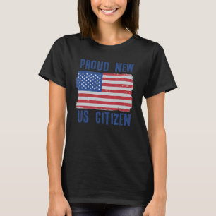 Camiseta Nova cidadania cidadã dos EUA Novo cidadão dos EUA