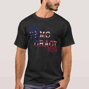 Camiseta Nova Democracia Nos Estados Unidos Democratas Demo