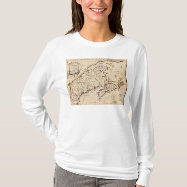 Camiseta Nova Escócia, cabo Grâ Bretanha (Frente)