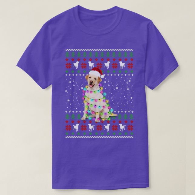 Camiseta Nova Escócia Duck Tolking Retriever Christmas Dog  (Frente do Design)