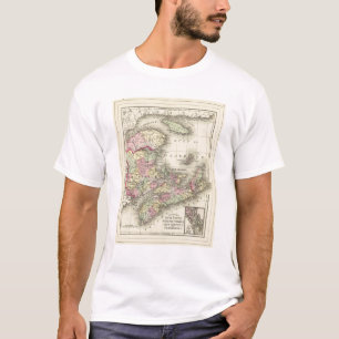 Camiseta Nova Escócia, Novo Brunswick, identificação do