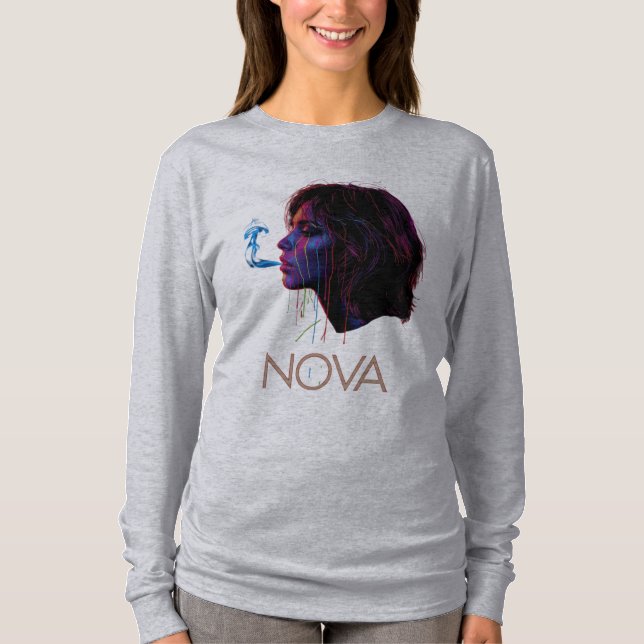 Camiseta Nova Glow Pintura Silenciosa (Frente)