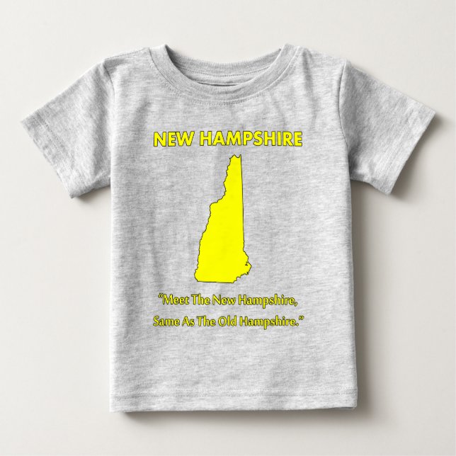 Camiseta Nova Hampshire - Conheça a Nova Hampshire... (Frente)