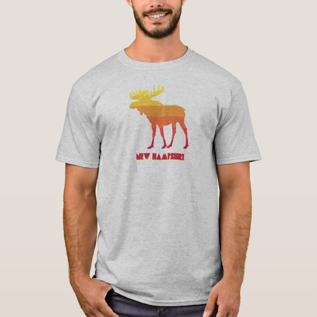 Camiseta Nova Hampshire Moose (Frente)