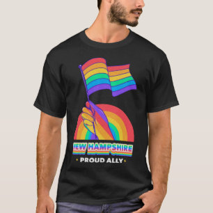 Camiseta Nova Hampshire Orgulhosa, Orgulho LGBTQ LGBT Co