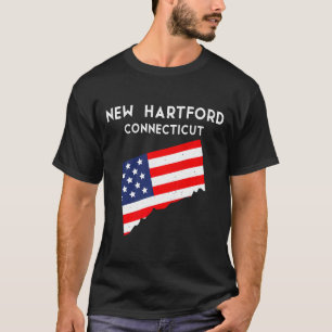 Camiseta Nova Hartford Connecticut EUA Estado América Viage