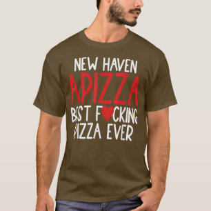 Camiseta Nova Haven Style Apizza Best Pizza Lover Connectic