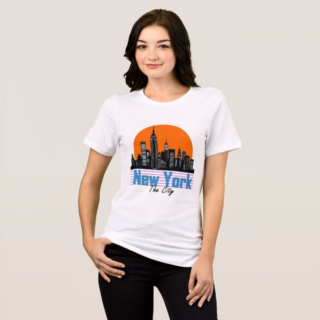 Camiseta Nova Iorque - A Cidade (Frente Completa)