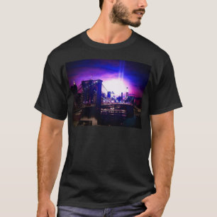 Camiseta Nova Iorque à noite