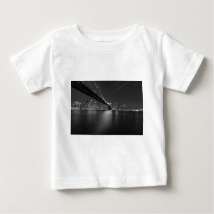 Camiseta Nova Iorque Branco preto - Skyline