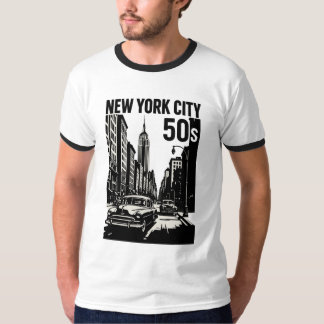 Camiseta Nova Iorque - Camisa-T Retrorna-50 | Vintage.