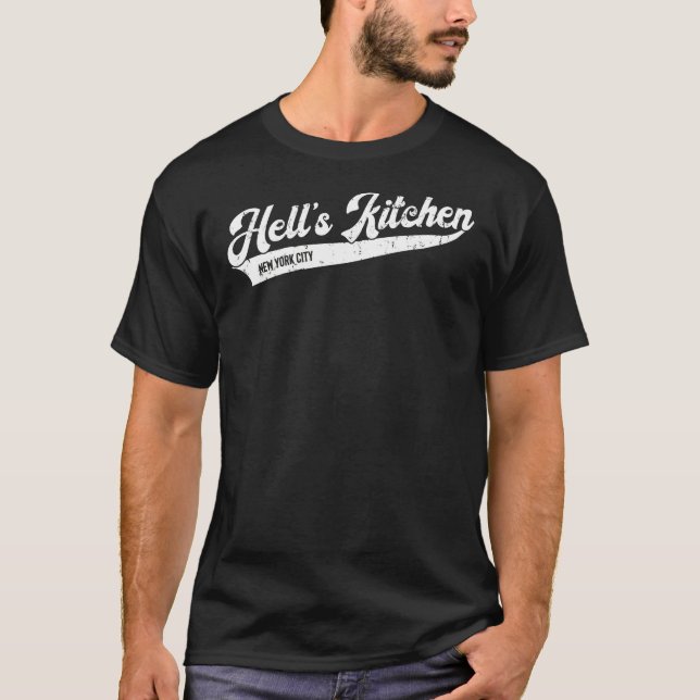 Camiseta Nova Iorque da Cozinha do Inferno (Frente)