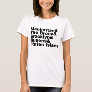 Camiseta Nova Iorque do ~ de cinco cidades