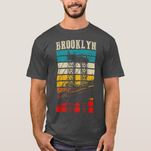 Camiseta Nova Iorque do Orgulho NY NYC da Ponte do Brooklyn