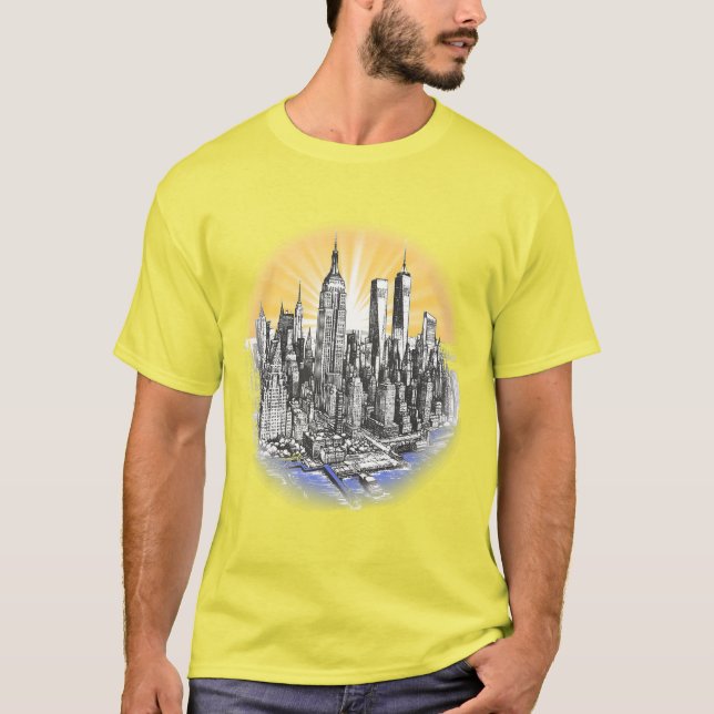 Camiseta Nova Iorque - docas (Frente)