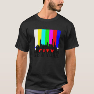 Camiseta Nova Iorque legal com a ilustração do sinal de tes