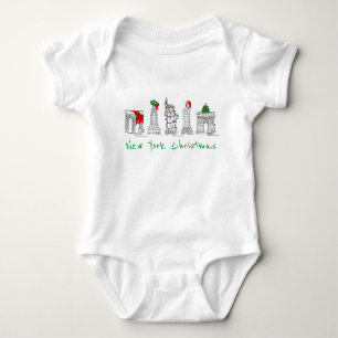 Camiseta Nova Iorque Natal NYC - Marcos Feriados Natal