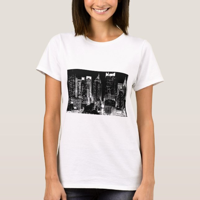 Camiseta Nova Iorque Noite (Frente)