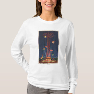 Camiseta Nova Iorque, NY - salto de pára-quedas no mundo