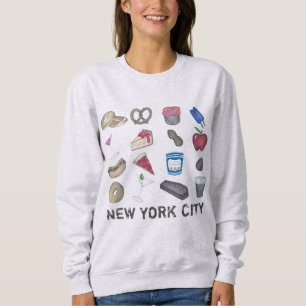 Camiseta Nova Iorque NYC Comida Foodie Sweet