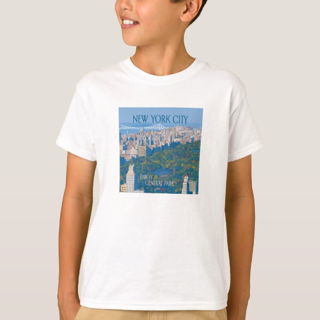 Camiseta Nova Iorque | Parque Central de Aproveitamento (Frente)