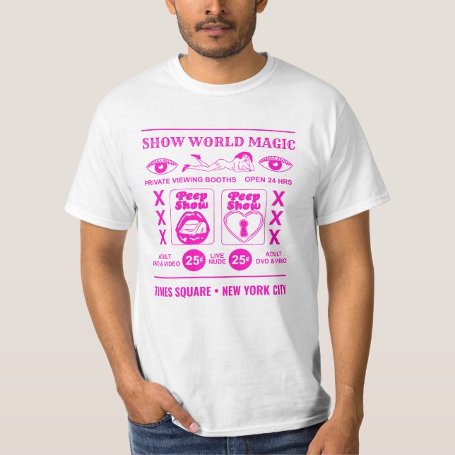 Camiseta Nova Iorque Peepshow Times Square (Frente)