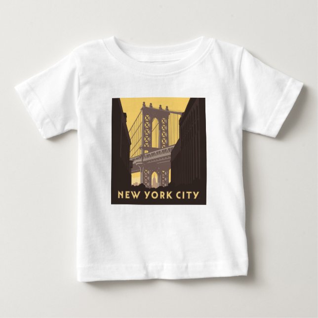 Camiseta Nova Iorque | Ponte Brooklyn (Frente)