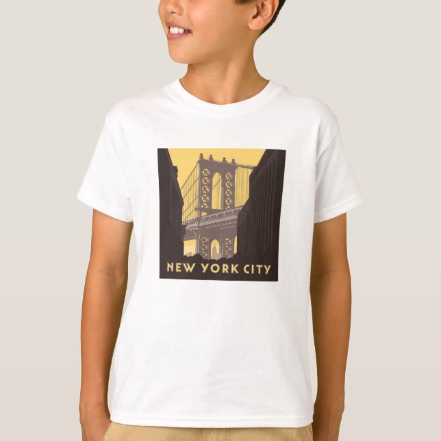 Camiseta Nova Iorque | Ponte Brooklyn (Frente)