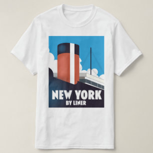 Camiseta Nova Iorque por linha