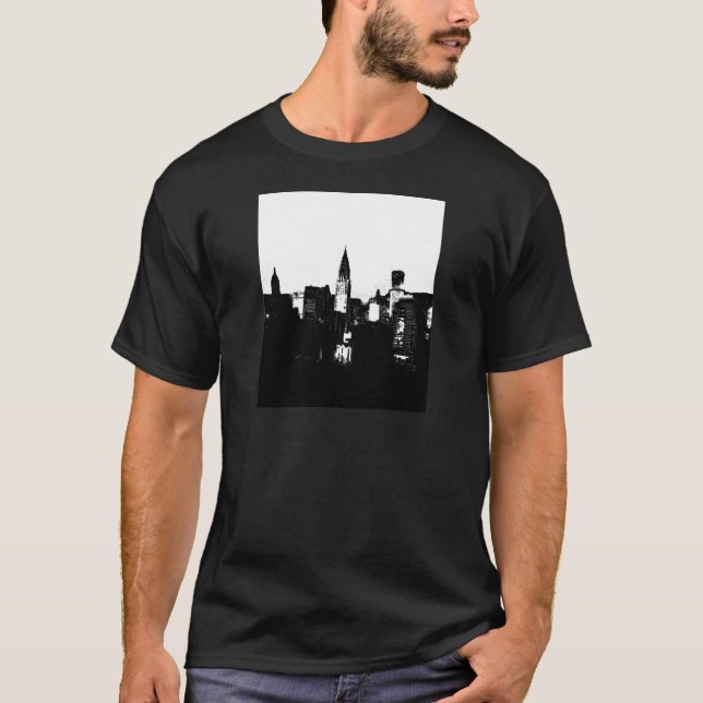Camiseta Nova Iorque Preto e Branco (Frente)