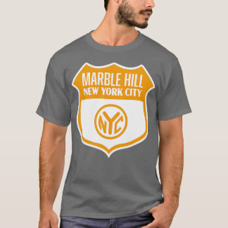 Camiseta Nova Iorque Retro Token Shield do Marble Hill Dour
