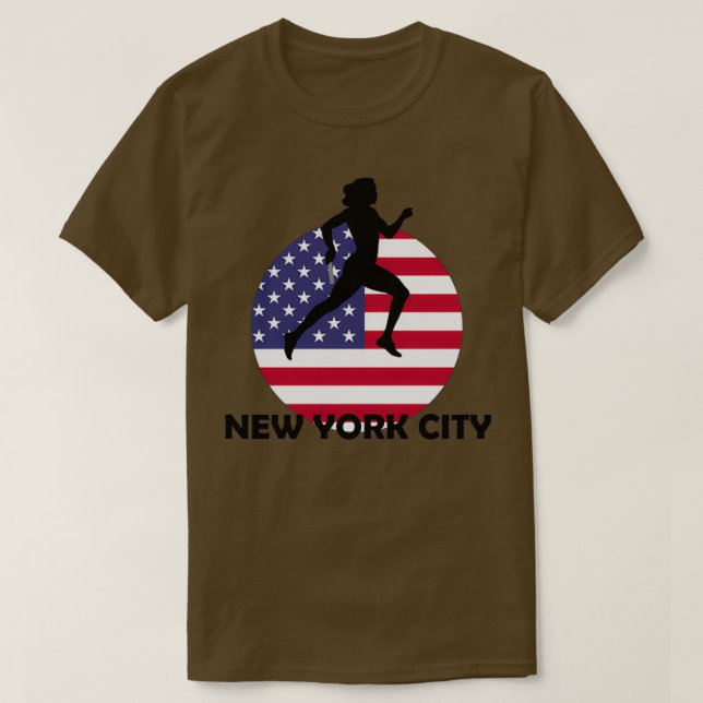 Camiseta Nova Iorque Running relay (Frente do Design)