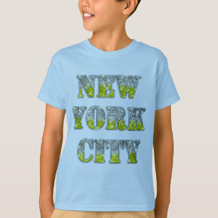 Camiseta Nova Iorque Silver Dourados Brilhos