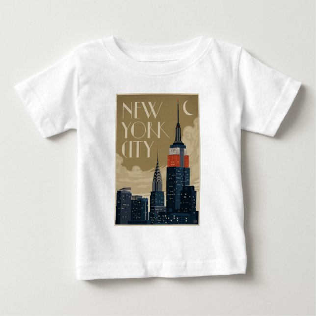Camiseta Nova Iorque Skyline (Frente)