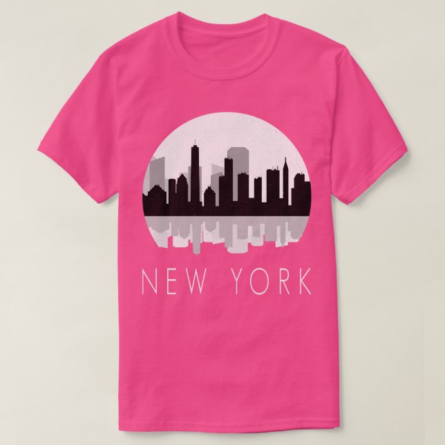 Camiseta Nova Iorque Skyline (Frente do Design)