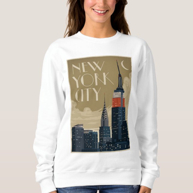 Camiseta Nova Iorque Skyline (Frente)