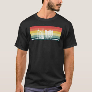 Camiseta Nova Iorque Skyline Vintage I Love NY Building