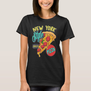 Camiseta Nova Iorque Style Pizza Cheesy Deliciosa crosta fi