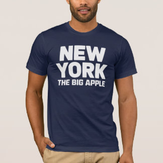 Camiseta Nova Iorque "The Big Apple" - Declaração Negrito