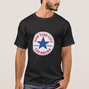 Camiseta Nova Iorque THE BRONX borough EUA Estados Unidos