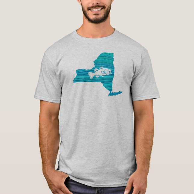 Camiseta Nova Iorque Wave Fisheries (Frente)