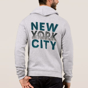 Camiseta Nova Iorque Zip-Up Hoodie