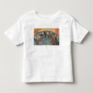 Camiseta Nova IorqueGrande Letra CenasEstado de Nova Iorque