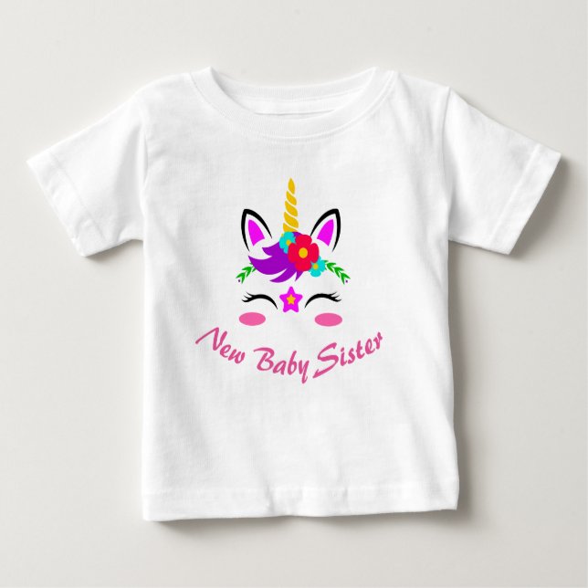 Camiseta Nova Irmã Bebê (Frente)