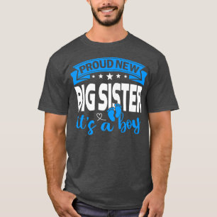 Camiseta Nova Irmã Orgulhosa É Um Menino Sexo Homens Revela