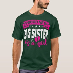 Camiseta Nova Irmã Orgulhosa É uma Menina Sexo Homens da Re
