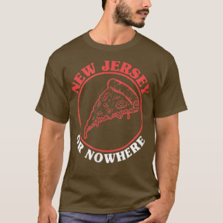 Camiseta Nova Jersey Pizza ou Fãs de Nova Jersey Pizza